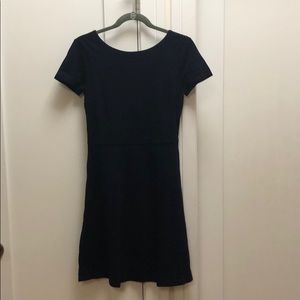 Navy Dress - LOFT